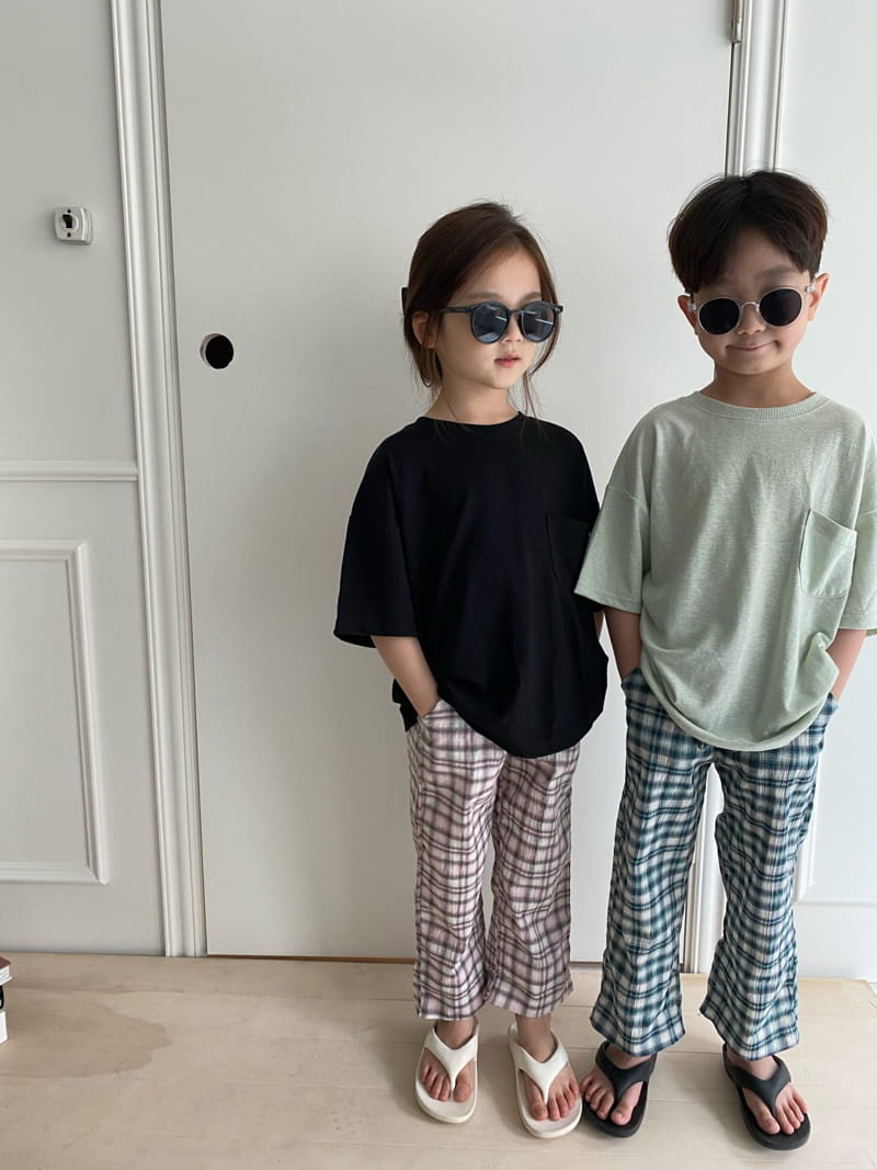 OUR - Korean Children Fashion - #Kfashion4kids - Coa Check Pants - 7