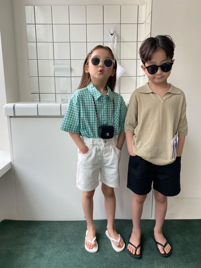 OUR - Korean Children Fashion - #Kfashion4kids - Opening Knit Collar Tee - 12