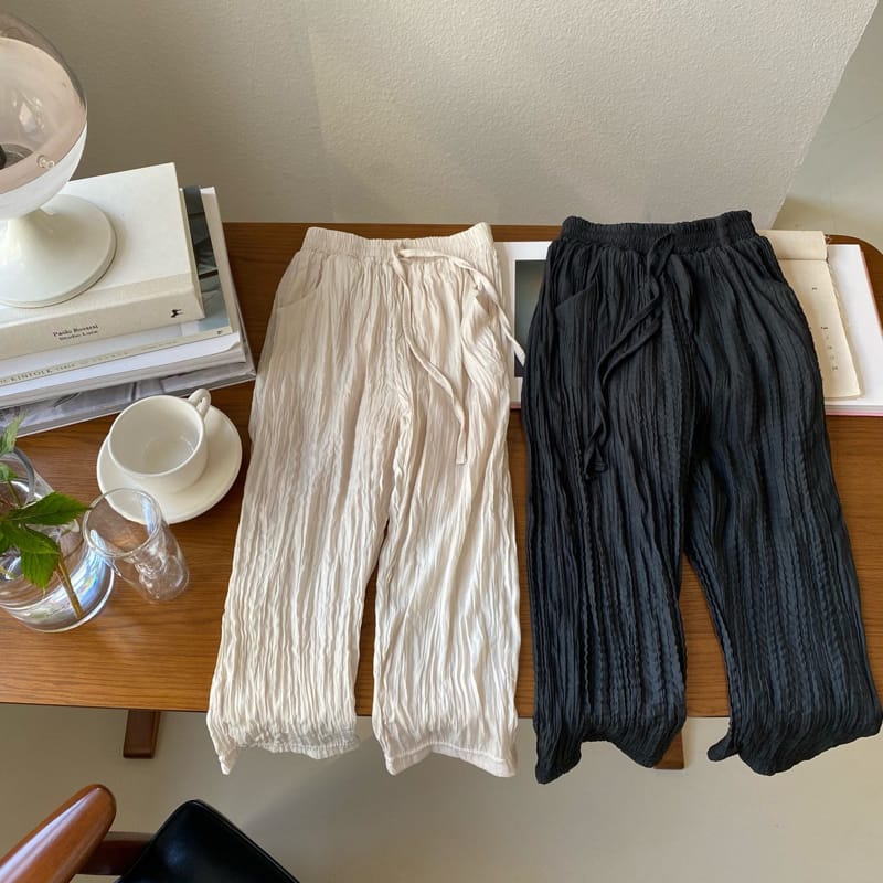 OUR - Korean Children Fashion - #Kfashion4kids - Pleats Top Bottom Set with Mom - 3