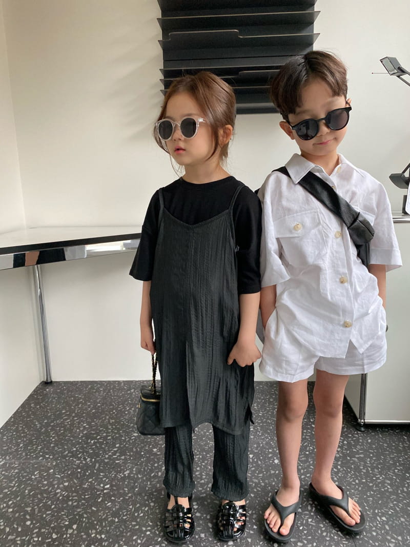 OUR - Korean Children Fashion - #Kfashion4kids - Pleats Top Bottom Set with Mom - 6