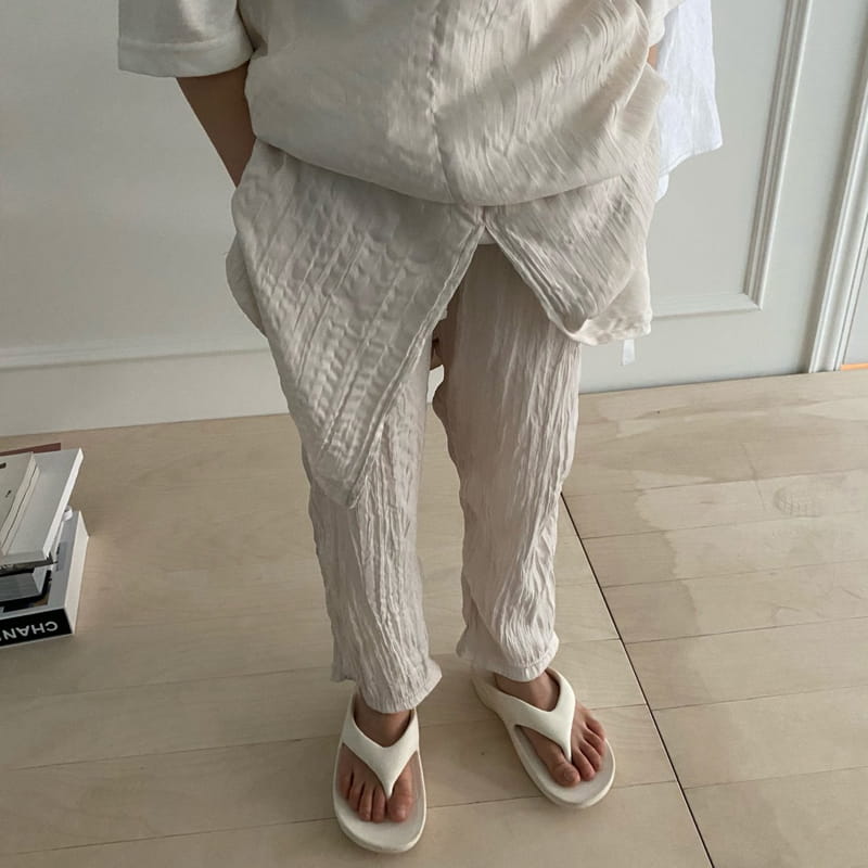 OUR - Korean Children Fashion - #Kfashion4kids - Pleats Top Bottom Set with Mom - 8