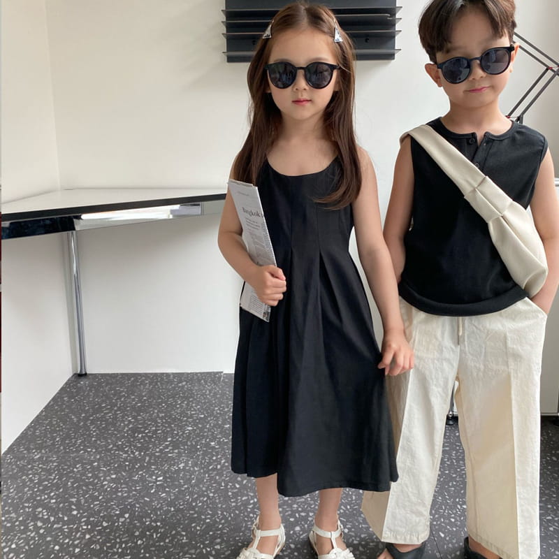OUR - Korean Children Fashion - #Kfashion4kids - Veroni Linen One-piece