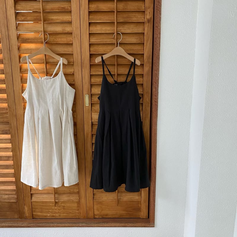 OUR - Korean Children Fashion - #Kfashion4kids - Veroni Linen One-piece - 2