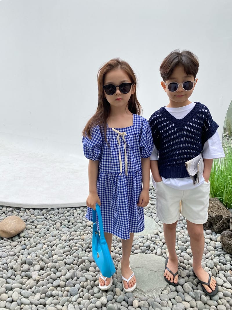 OUR - Korean Children Fashion - #Kfashion4kids - Chloe Puff One-piece - 4