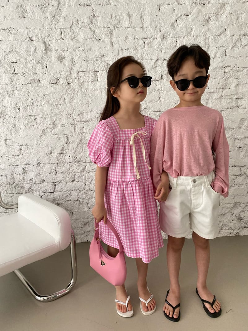 OUR - Korean Children Fashion - #Kfashion4kids - Chloe Puff One-piece - 6