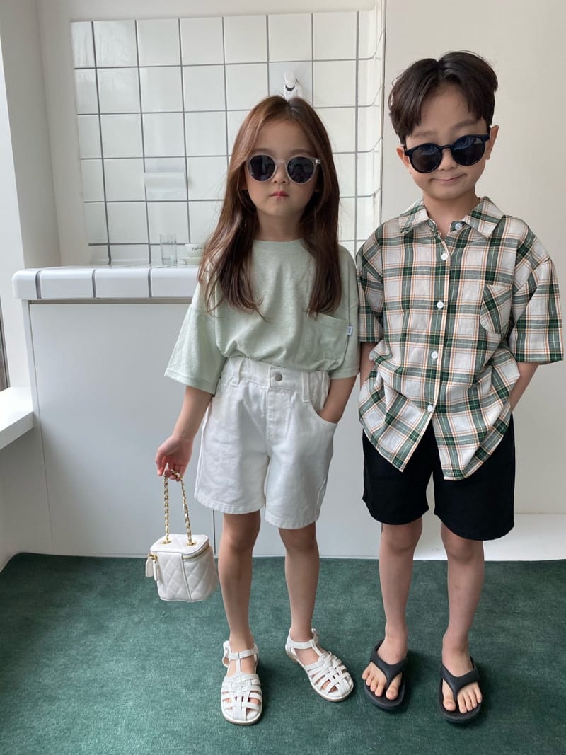 OUR - Korean Children Fashion - #Kfashion4kids - Roy Check Shirt - 3