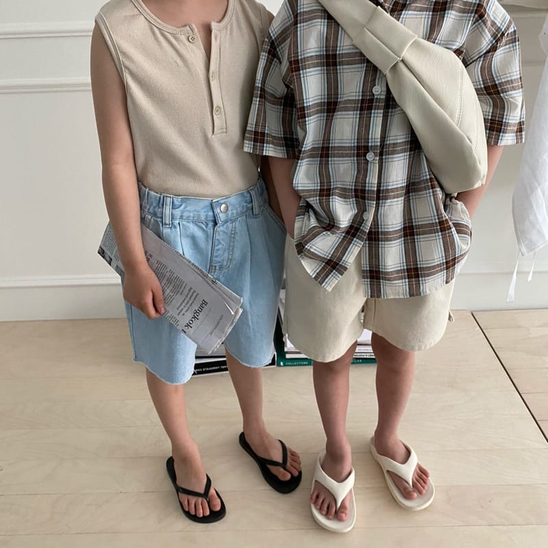 OUR - Korean Children Fashion - #Kfashion4kids - Roy Check Shirt - 6