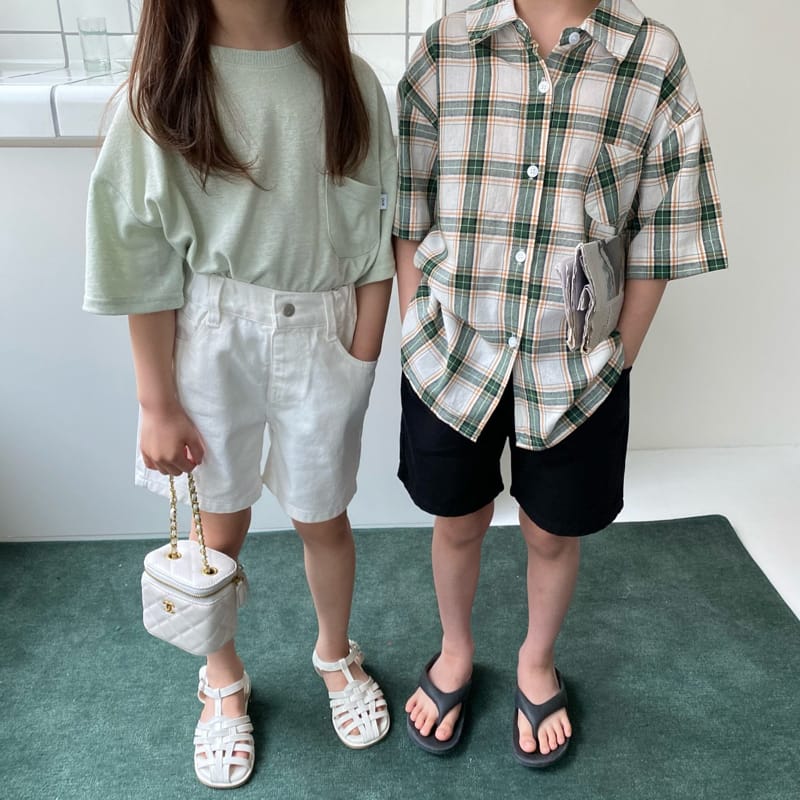 OUR - Korean Children Fashion - #Kfashion4kids - Roy Check Shirt - 8
