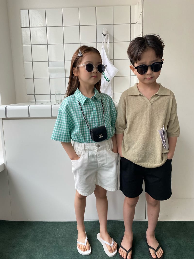 OUR - Korean Children Fashion - #Kfashion4kids - Chess Shirt - 4