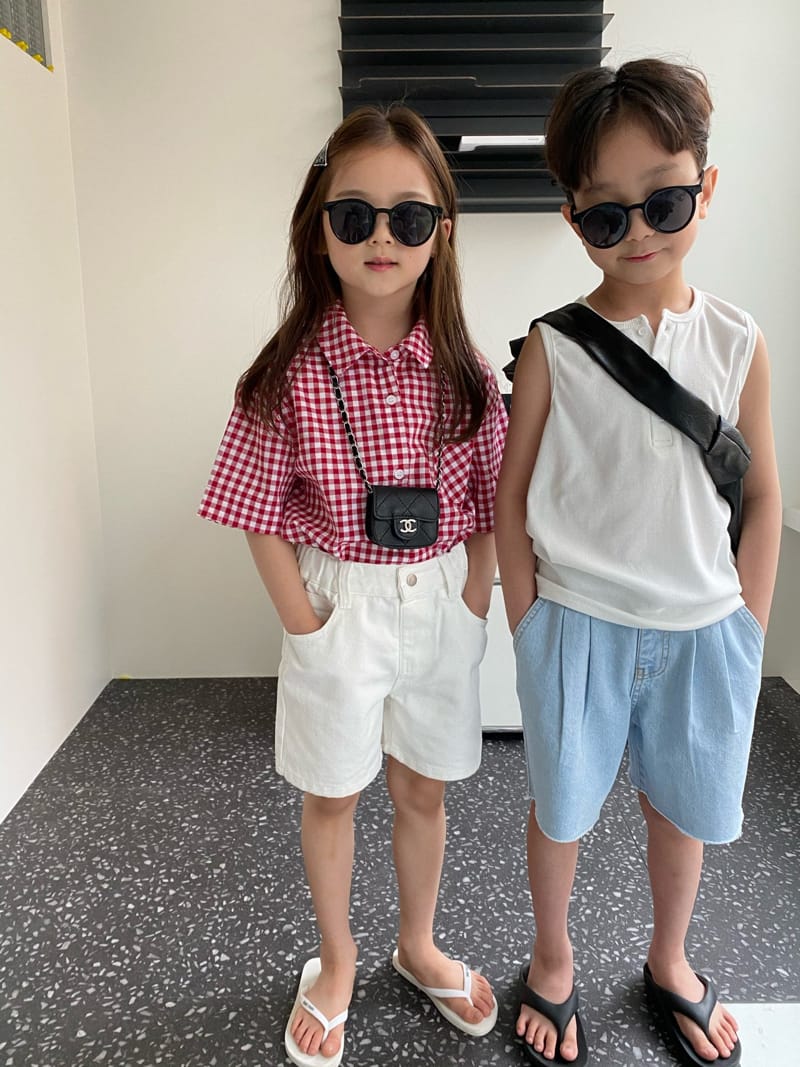 OUR - Korean Children Fashion - #Kfashion4kids - Chess Shirt - 6