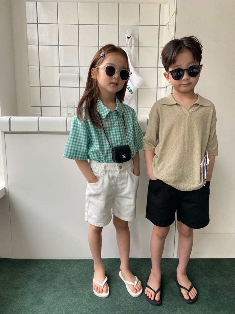 OUR - Korean Children Fashion - #Kfashion4kids - Chess Shirt - 7