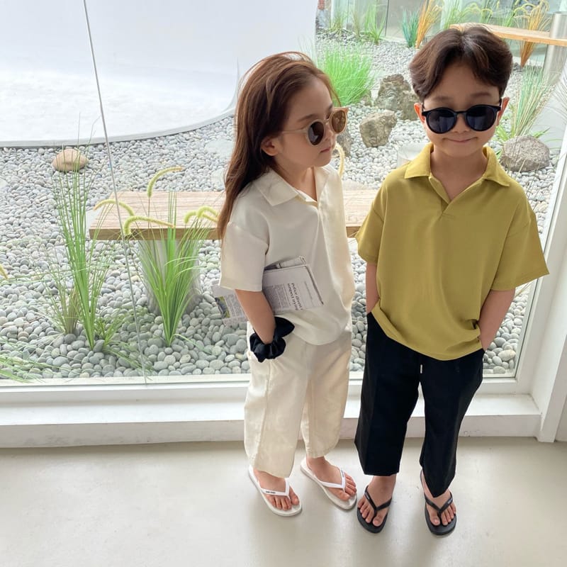 OUR - Korean Children Fashion - #Kfashion4kids - Liz Collar Tee - 3