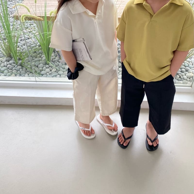 OUR - Korean Children Fashion - #Kfashion4kids - Liz Collar Tee - 5