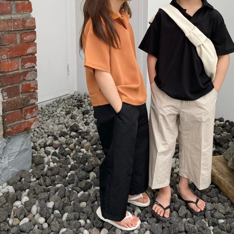 OUR - Korean Children Fashion - #Kfashion4kids - Liz Collar Tee - 8