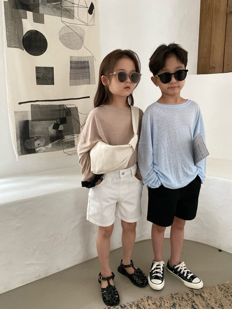 OUR - Korean Children Fashion - #Kfashion4kids - All Day Linen Tee - 11