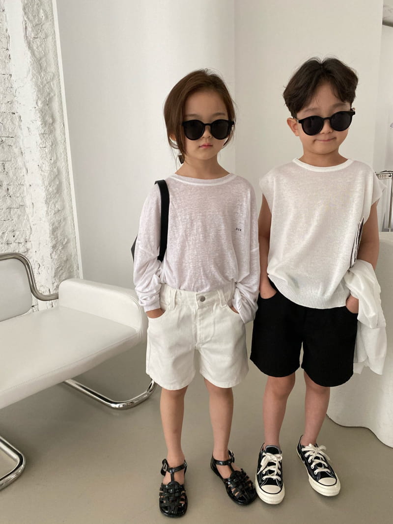 OUR - Korean Children Fashion - #Kfashion4kids - All Day Linen Tee - 3