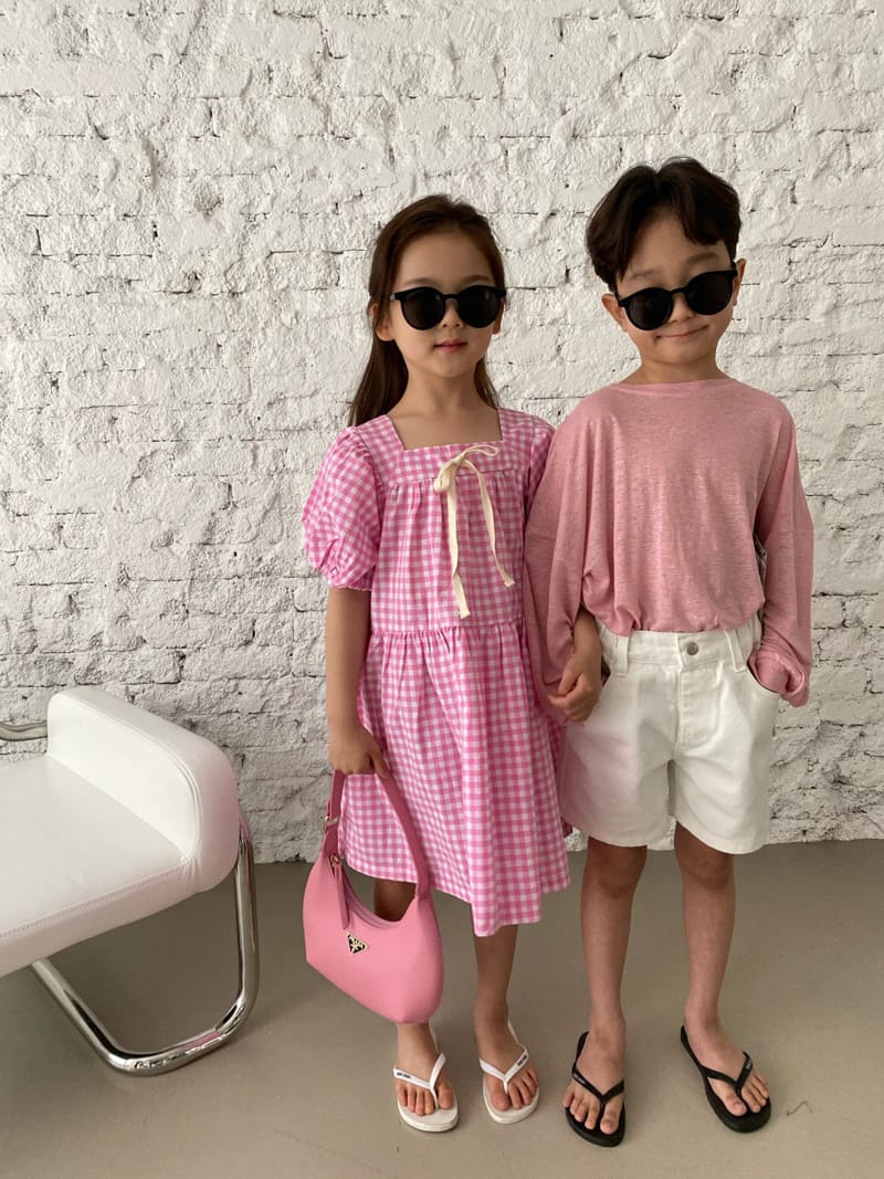 OUR - Korean Children Fashion - #Kfashion4kids - All Day Linen Tee - 6