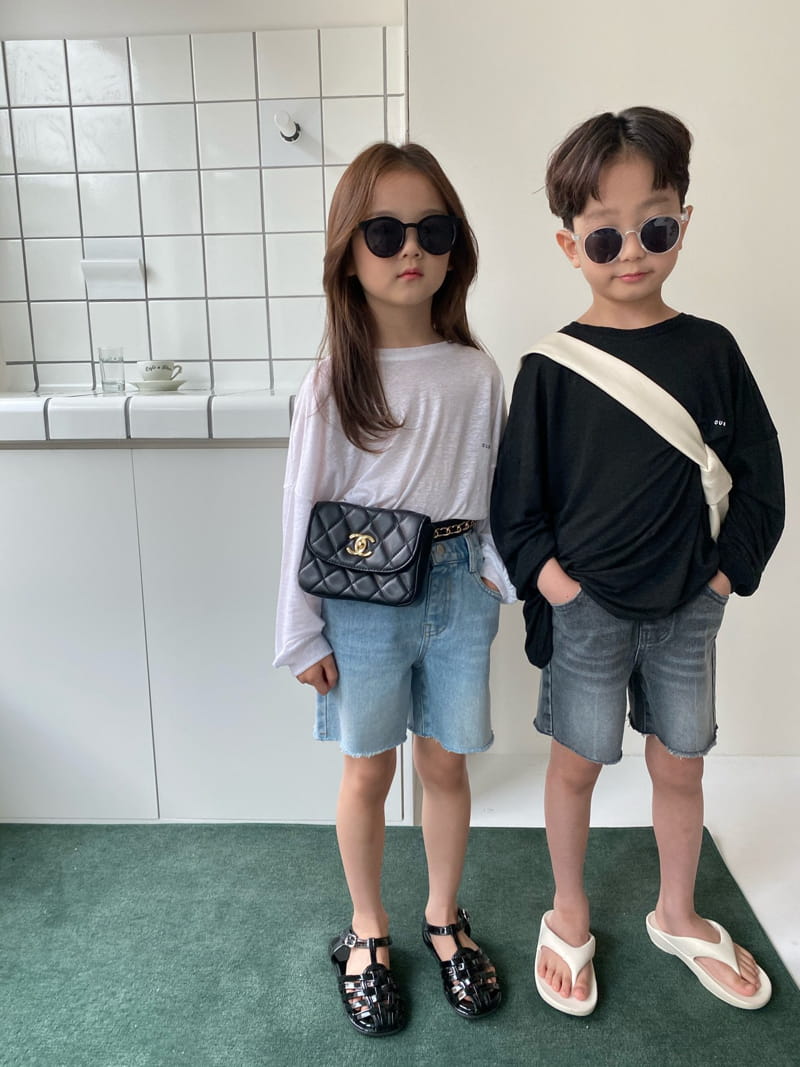 OUR - Korean Children Fashion - #Kfashion4kids - All Day Linen Tee - 8
