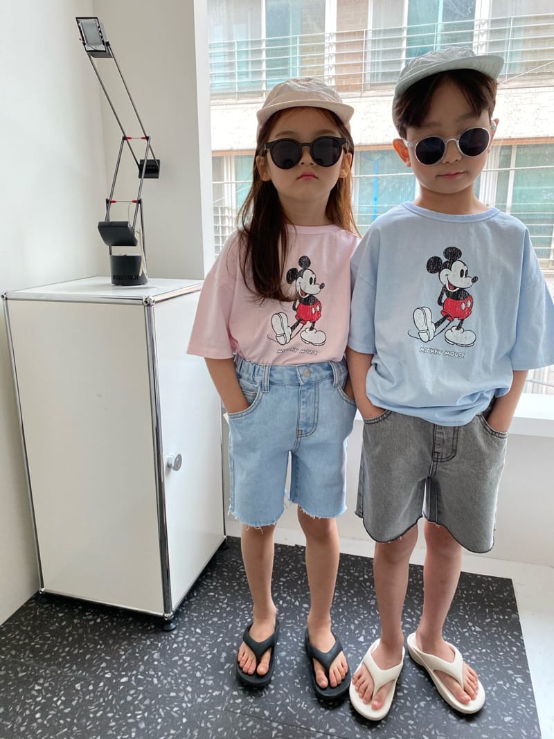 OUR - Korean Children Fashion - #Kfashion4kids - Piece Dyeing Mickey Tee - 3