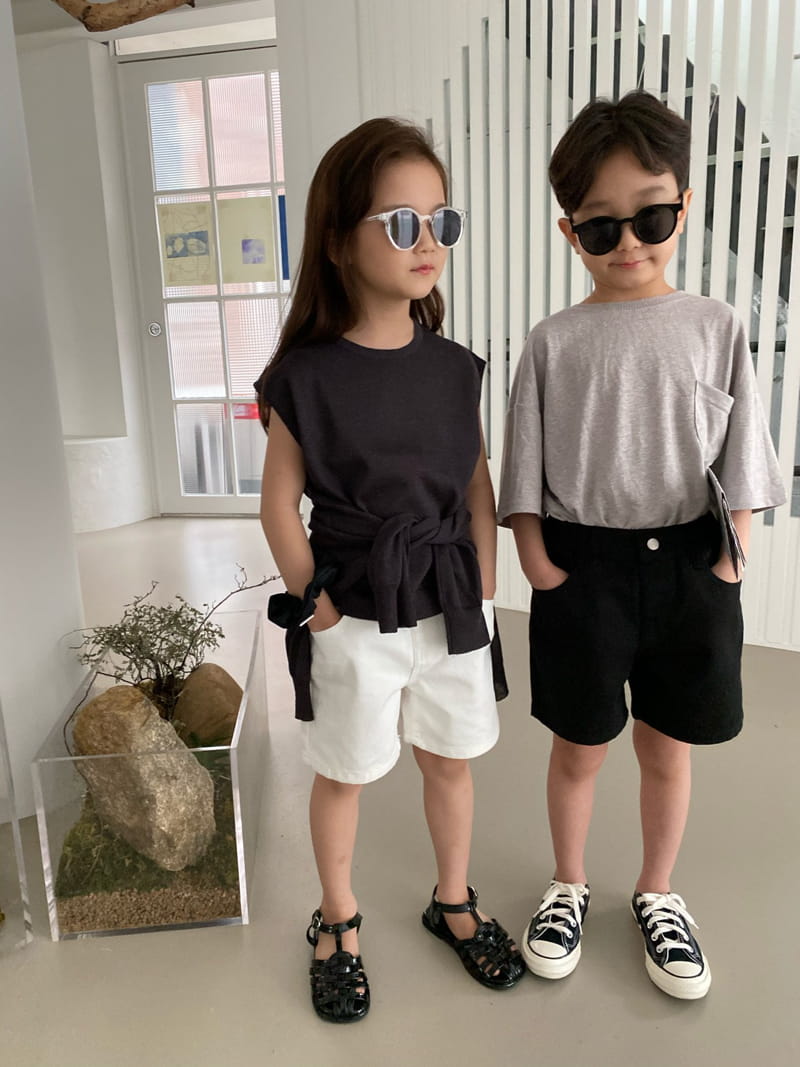 OUR - Korean Children Fashion - #Kfashion4kids - Sorbe Linen Tee - 5