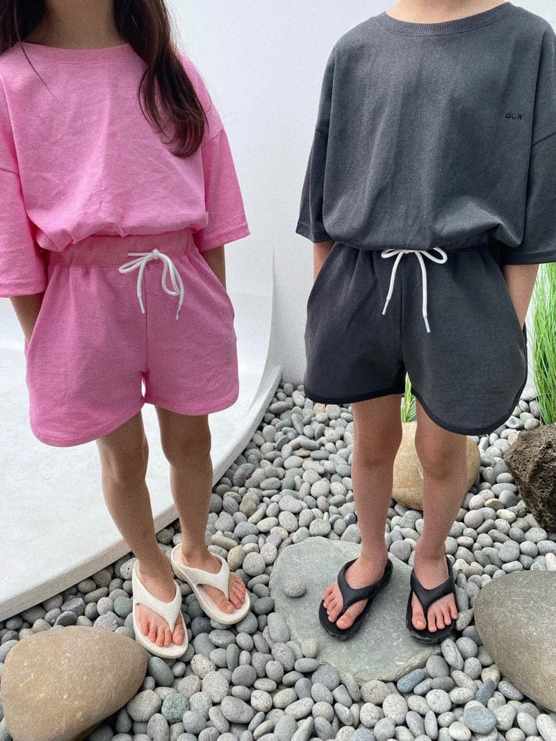 OUR - Korean Children Fashion - #Kfashion4kids - Wonder Pigment Top Bottom Set with Mom - 6