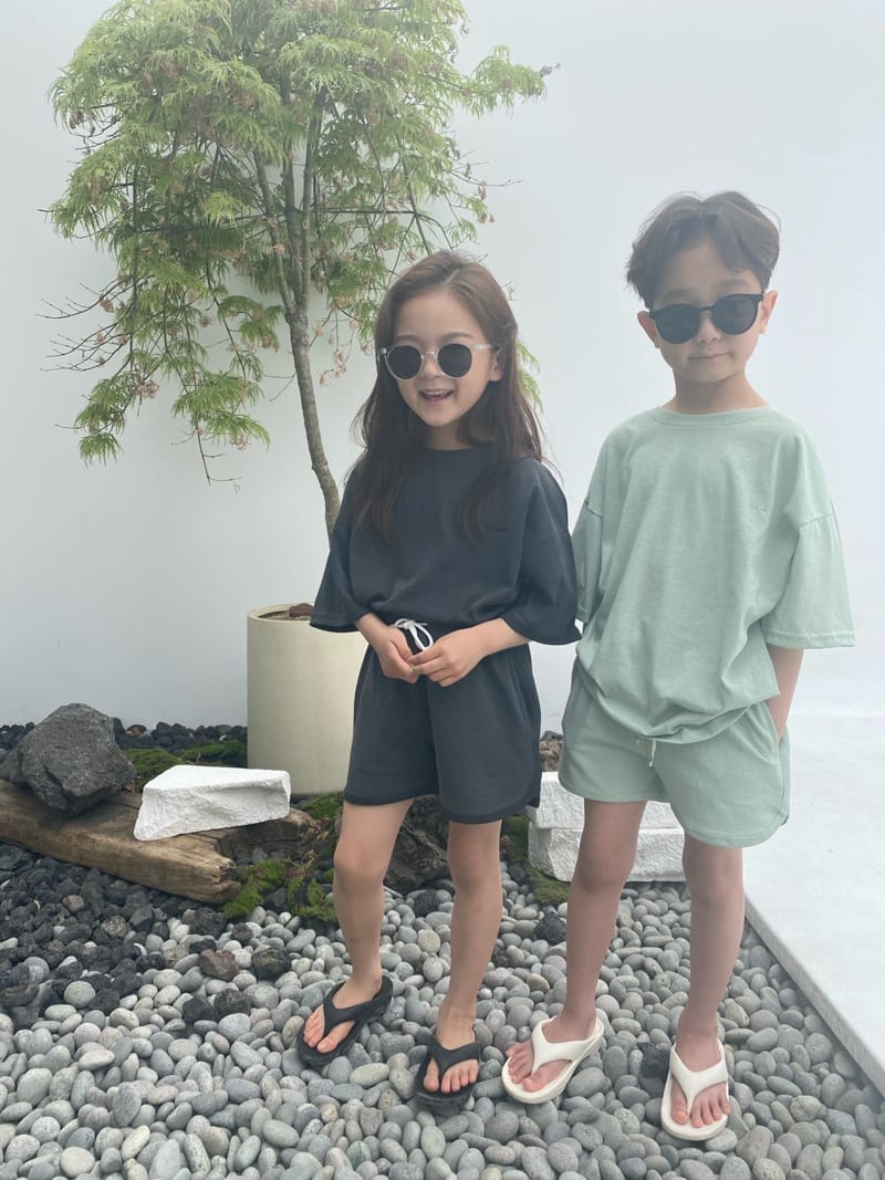 OUR - Korean Children Fashion - #Kfashion4kids - Wonder Pigment Top Bottom Set with Mom - 7