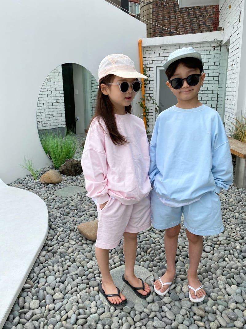 OUR - Korean Children Fashion - #Kfashion4kids - Sander Piece Dyeing Top Bottom Set with Mom - 8