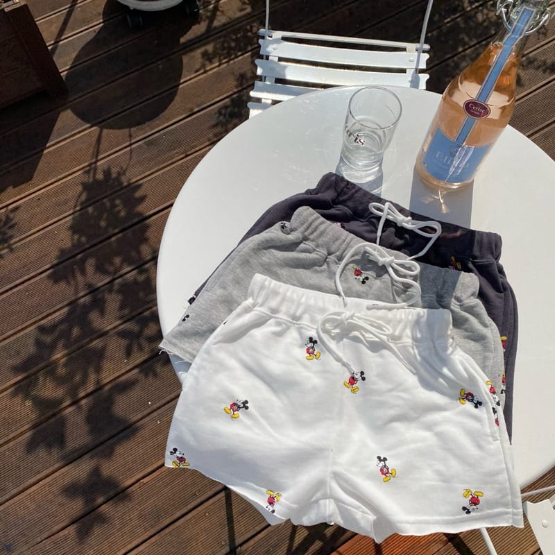 OUR - Korean Children Fashion - #Kfashion4kids - Mickey Tery Shorts - 2
