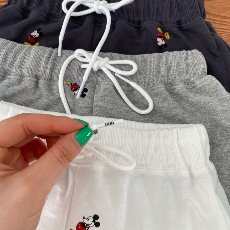 OUR - Korean Children Fashion - #Kfashion4kids - Mickey Tery Shorts - 3