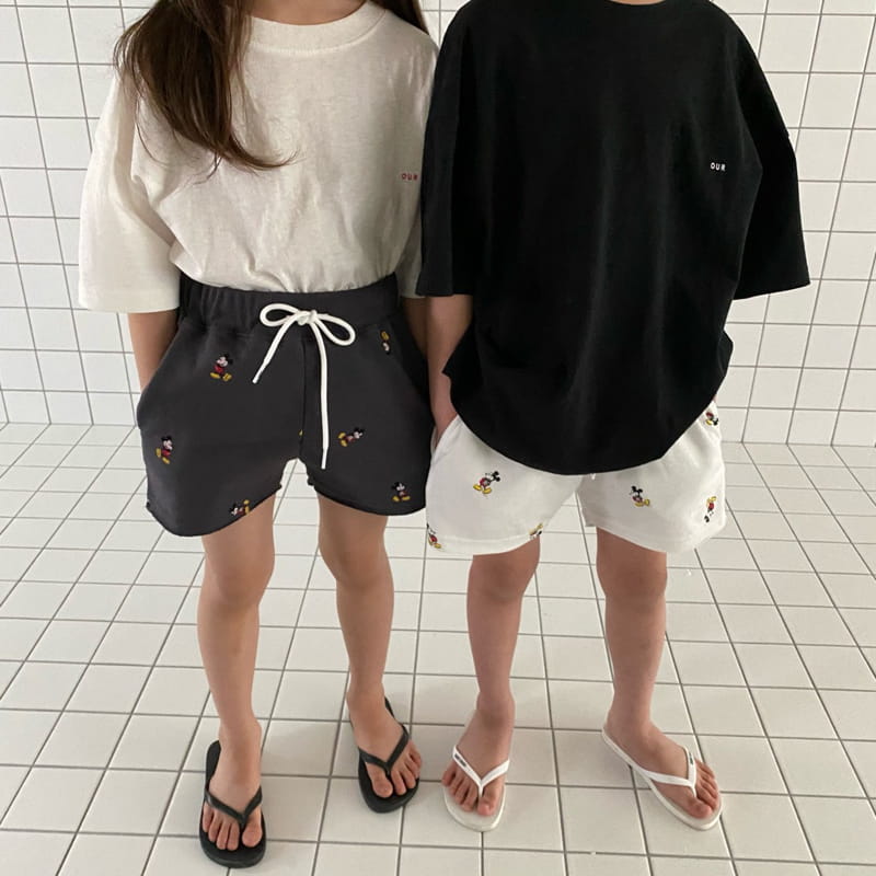 OUR - Korean Children Fashion - #Kfashion4kids - Mickey Tery Shorts - 7