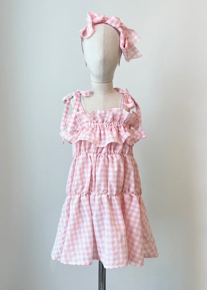PAPER STUDIOS - Korean Children Fashion - #Kfashion4kids - Jenny Check One-piece - 5