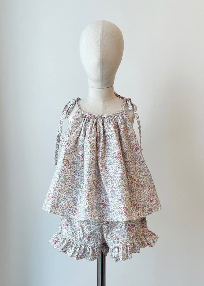 PAPER STUDIOS - Korean Children Fashion - #Kfashion4kids - Lea Shirring Top Bottom Set - 4