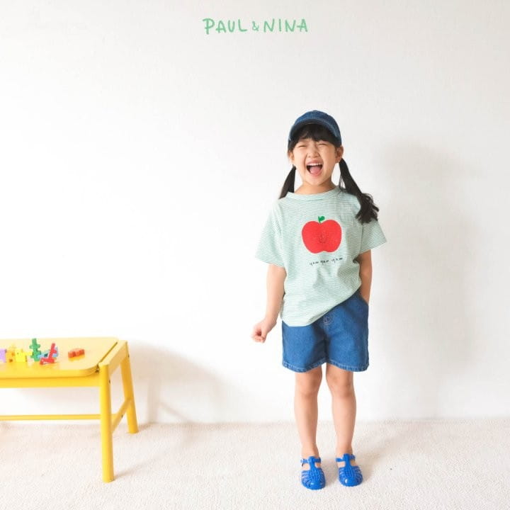 PAUL & NINA - Korean Children Fashion - #Kfashion4kids - Daily Half Denim Shorts