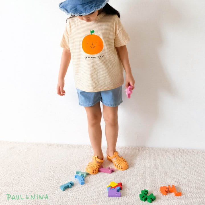 PAUL & NINA - Korean Children Fashion - #Kfashion4kids - Daily Half Denim Shorts - 10