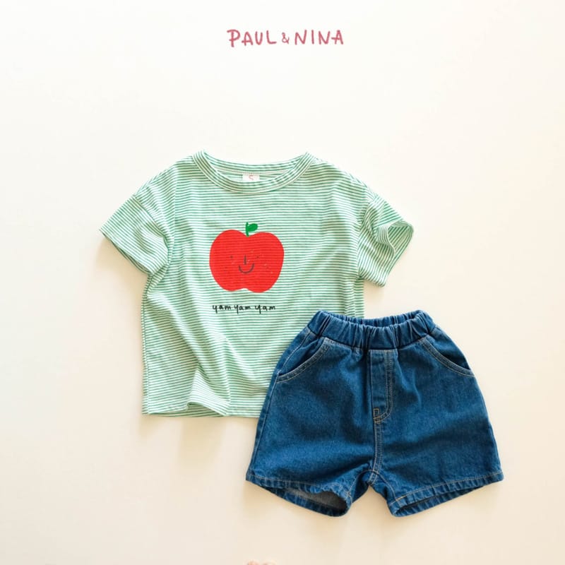 PAUL & NINA - Korean Children Fashion - #Kfashion4kids - Daily Half Denim Shorts - 11