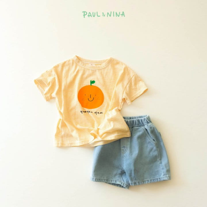 PAUL & NINA - Korean Children Fashion - #Kfashion4kids - Daily Half Denim Shorts - 5