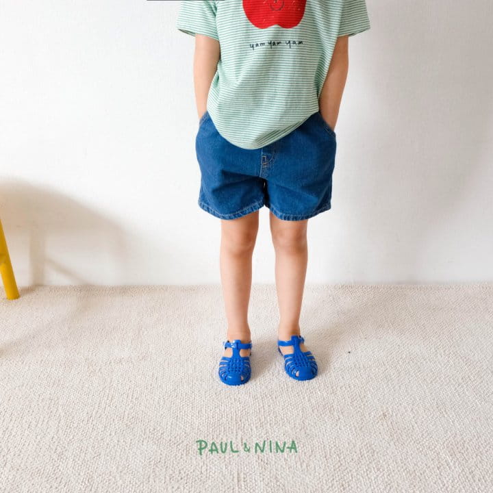PAUL & NINA - Korean Children Fashion - #Kfashion4kids - Daily Half Denim Shorts - 7