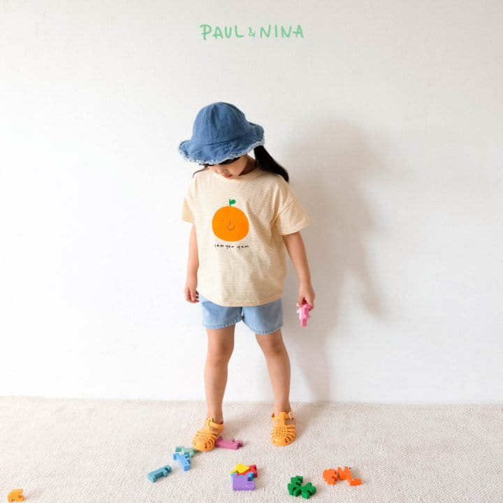 PAUL & NINA - Korean Children Fashion - #Kfashion4kids - Daily Half Denim Shorts - 8