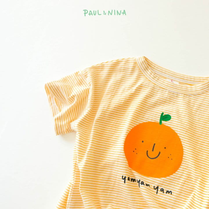 PAUL & NINA - Korean Children Fashion - #Kfashion4kids - Orange Apple Tee - 10