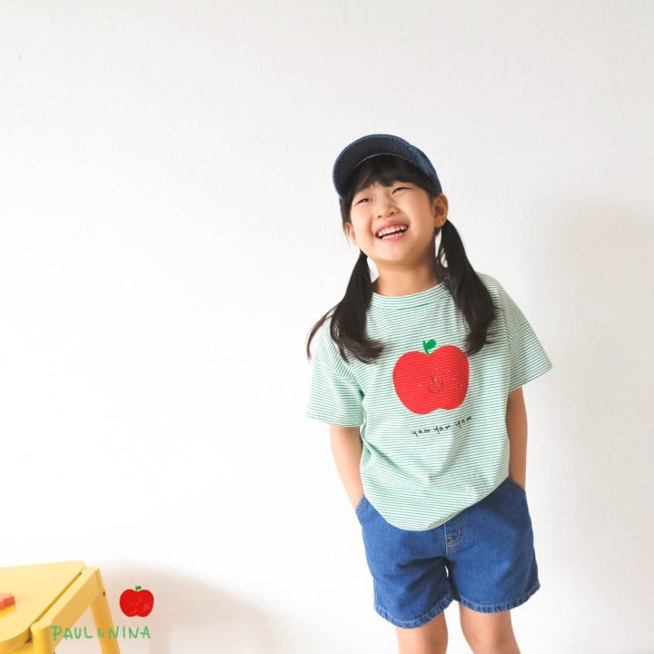 PAUL & NINA - Korean Children Fashion - #Kfashion4kids - Orange Apple Tee - 2