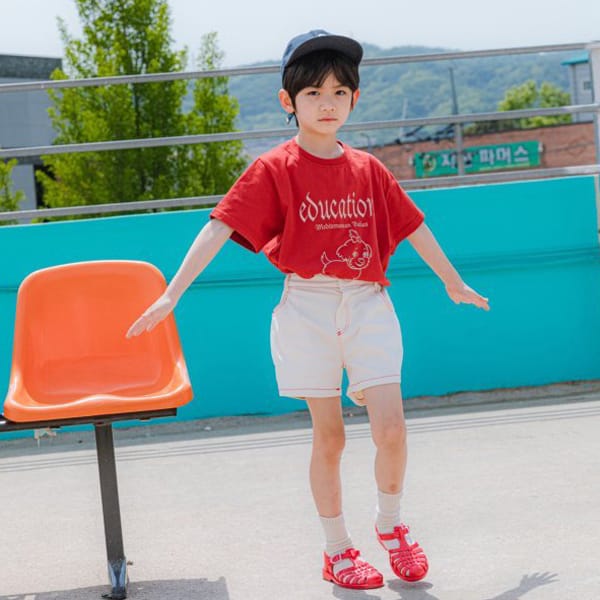 PEANUT - Korean Children Fashion - #Kfashion4kids - Iron Shorts