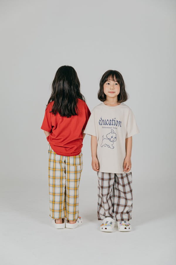 PEANUT - Korean Children Fashion - #Kfashion4kids - Delly Check Pants - 10