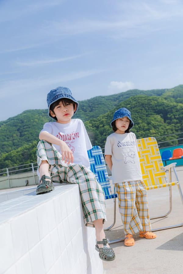 PEANUT - Korean Children Fashion - #Kfashion4kids - Delly Check Pants - 9