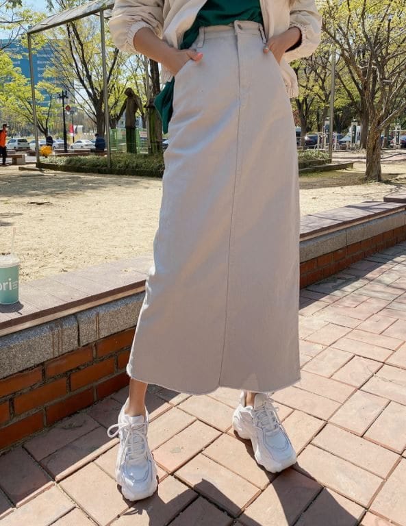 PERMIL - Korean Children Fashion - #Kfashion4kids - Spandex Long Skirt - 5