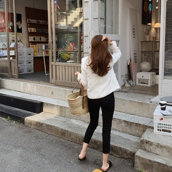 PERMIL - Korean Children Fashion - #Kfashion4kids - Cotton Spandex Slim Straight Pants - 3