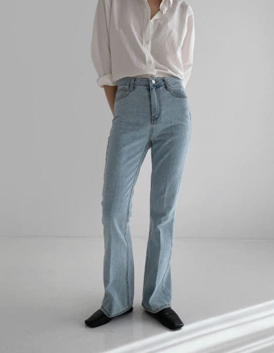 PERMIL - Korean Children Fashion - #Kfashion4kids - Long Line Straight Bootcuts Pants - 3