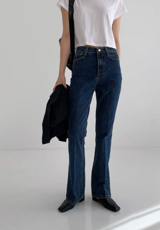 PERMIL - Korean Children Fashion - #Kfashion4kids - Long Line Straight Bootcuts Pants - 4
