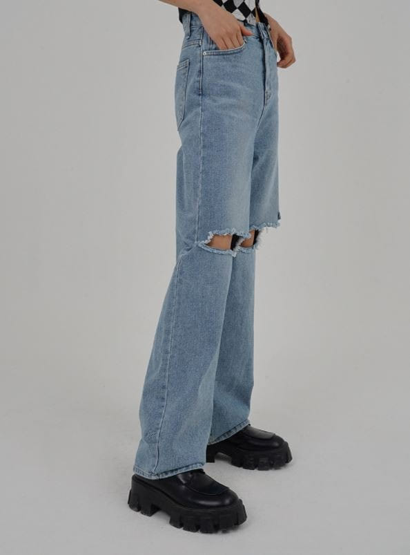 PERMIL - Korean Children Fashion - #Kfashion4kids - Nan span Vintage Long Straight Pants - 2