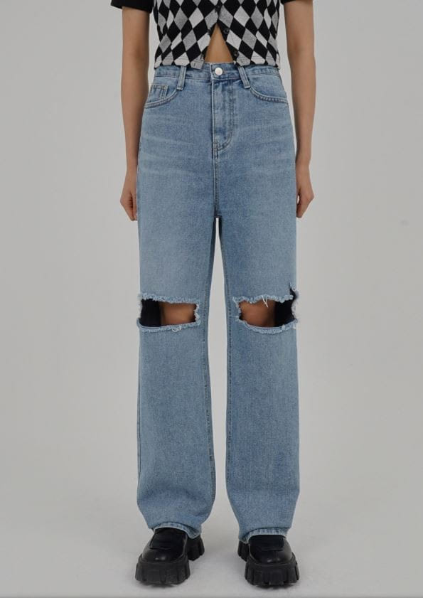 PERMIL - Korean Children Fashion - #Kfashion4kids - Nan span Vintage Long Straight Pants - 4