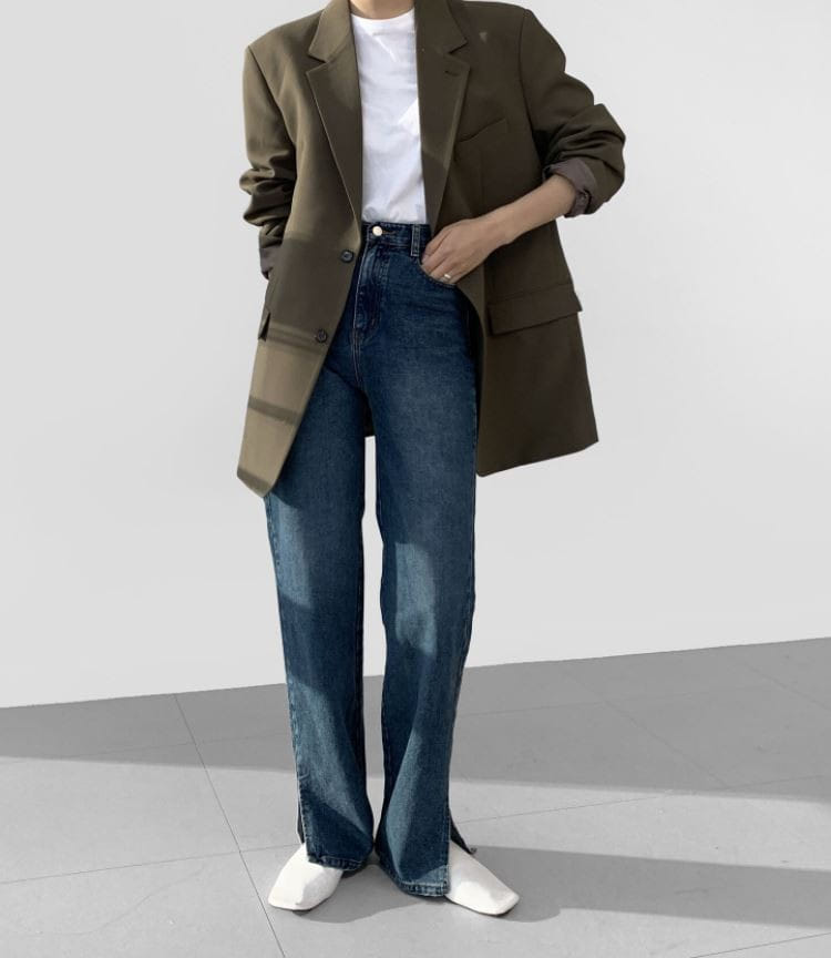PERMIL - Korean Children Fashion - #Kfashion4kids - Slit Wide Pants
